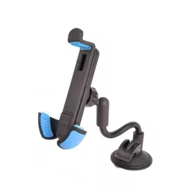   Astrum SH520 gumibevonatos autós tartó 3,5" - 6,3" 130MM karral 360 fokban forgatható fekete/kék