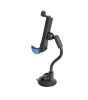 Astrum SH520 gumibevonatos autós tartó 3,5" - 6,3" 130MM karral 360 fokban forgatható fekete/kék