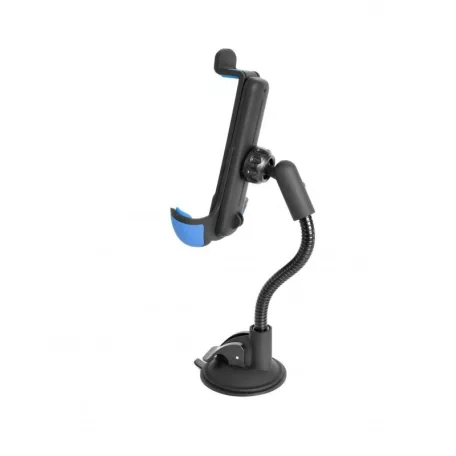 Astrum SH520 gumibevonatos autós tartó 3,5" - 6,3" 130MM karral 360 fokban forgatható fekete/kék