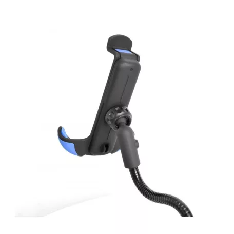 Astrum SH520 gumibevonatos autós tartó 3,5" - 6,3" 130MM karral 360 fokban forgatható fekete/kék