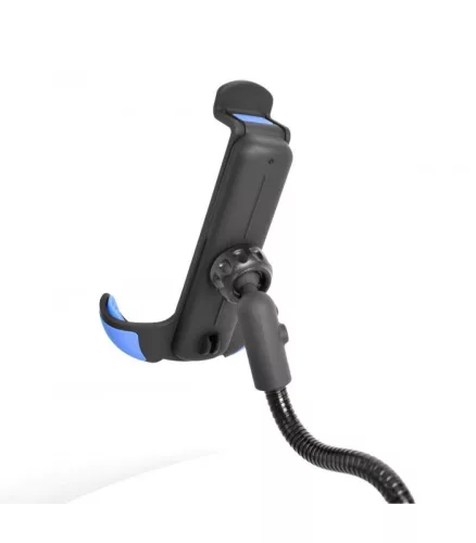 Astrum SH520 gumibevonatos autós tartó 3,5" - 6,3" 130MM karral 360 fokban forgatható fekete/kék