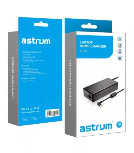 Astrum CL330 laptop töltő 90W 19.0V 4.74A 5.5*1.7 Acer