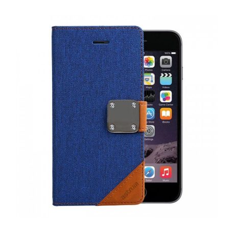 Astrum MC620 Matte Book mobile case with magnetic lock for Apple iPhone 6 Plus blue