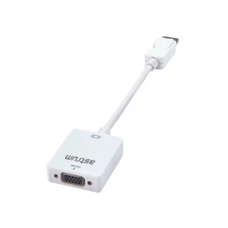 Astrum DA220 Display Port - VGA adapter fehér (aktív)