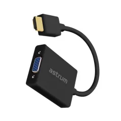   Astrum DA450 HDMI - VGA + Audio Converter adapter fekete (aktív)