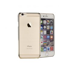   Astrum MC120 keretes átlátszó, alul felül dekorcsíkos Apple iPhone 6/6S tok arany