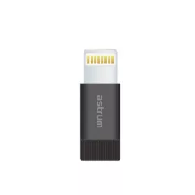   Astrum 8 pin Lightning - micro USB átalakító adapter MFI engedéllyel fekete
