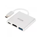Astrum DA620 USB-C 3.1 - HDMI + USB-C + USB 3in1 adapter fehér