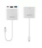 Astrum DA620 USB-C 3.1 - HDMI + USB-C + USB 3in1 adapter fehér