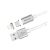 Astrum UM350 1M 2in1 mágneses USB - micro USB &  Lightning (8Pin) adatkábel szürke A35535-Q