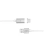 Astrum UM350 1M 2in1 mágneses USB - micro USB &  Lightning (8Pin) adatkábel szürke A35535-Q