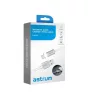 Astrum UM350 1M 2in1 mágneses USB - micro USB &  Lightning (8Pin) adatkábel szürke A35535-Q