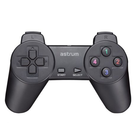 Astrum GP110 wired PC gamepad turbo/clear, with USB