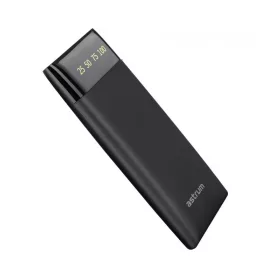  Astrum PB540 fekete Power Bank 6000MAH LED kijelzővel, 2A input, 2,1A/1A outputm Li-Polymer akkucellákkal új verzió 10W