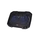Astrum Laptop hűtő 2 nagy ventillátorral 17.0 fekete CP170