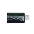 Astrum SC080 USB 2.0 külső sztereo 3D hangkártya 7.1 csatornás