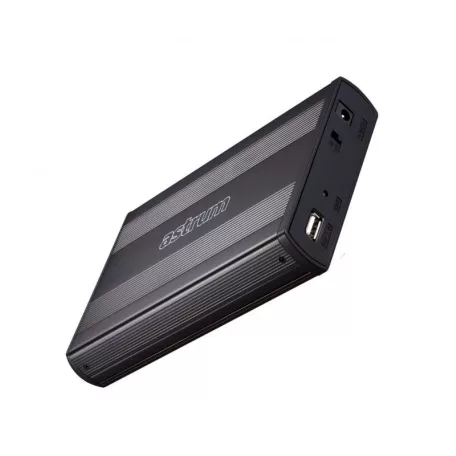 Astrum EN360 fekete 3.5" merevlemez ház USB2.0 SATA / IDE