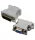 Astrum PA240 DVI - VGA adapter fekete (passzív)