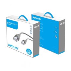 Astrum CAT5E Patch hálózati kábel 20 méter szürke NT220