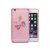 Astrum MC250 keretes pillangó mintás, színes Swarovski köves Apple iPhone 6/6S hátlapvédő pink