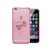Astrum MC260 keretes pillangó mintás, színes Swarovski köves Apple iPhone 6 Plus / 6S Plus hátlapvédő pink