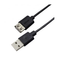 Astrum USB 2.0 extension cable 1.8M black UE201