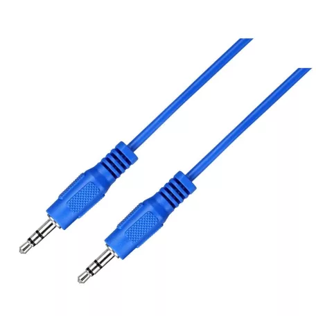 Astrum AUX audió kábel 3,5mm jack apa és 3,5mm jack apa 5M kék CB-SMM05-BL AU115