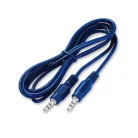Astrum AUX audió kábel 3,5mm jack apa és 3,5mm jack apa 5M kék CB-SMM05-BL AU115
