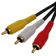 Astrum 3RCA apa - 3RCA apa kábel 1.5M CB-3RCA15-BL