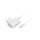 Astrum CH100 1.0A micro USB hálózati töltő 1,5M kábellel EU fehér 5W