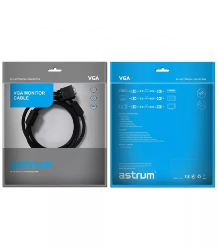 Astrum VGA apa - VGA apa video kábel 3.0 méter SV103