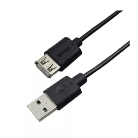   Astrum USB (Apa) - USB (Anya) 2.0 hosszabbító kábel 3.0M fekete UE203
