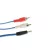 Astrum 3.5mm sztereó apa - 2xRCA apa 5.0 méter kék AUX kábel AR105