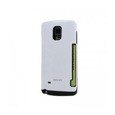   Astrum MC090 kártyatartós Samsung G925 Galaxy S6 EDGE hátlapvédő fehér