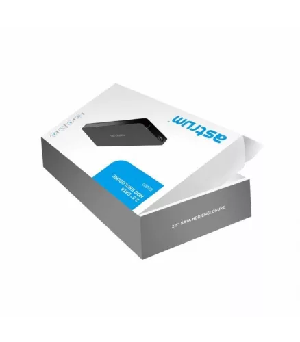 Astrum EN200 fekete 2.5" merevlemez ház USB2.0 SATA