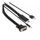 Astrum DA460 HDMI apa - VGA apa / 3,5MM jack audio / micro USB all in one audio - video adapter