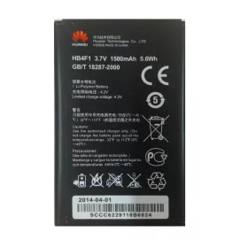   Huawei HB4F1 gyári akkumulátor Li-Ion Polymer 1500mAh (E5830, E5, E585, U8220)