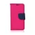 Fancy Honor 8 oldalra nyíló mágneses könyv tok szilikon belsővel pink - kék