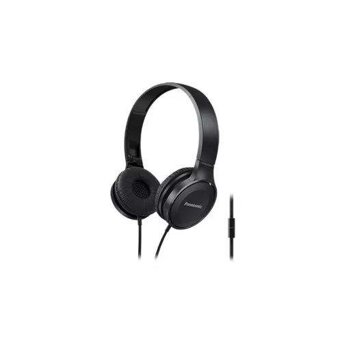 Panasonic RP-HF100ME sztereó 3,5mm jack fejhallgató beepitett mikrofonnal, fekete
