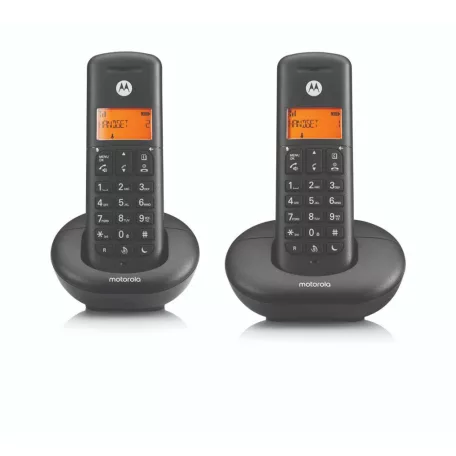 Motorola E202 2 darabos vezeték nélküli otthoni telefon szett dokkolóval