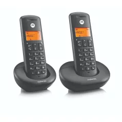   Motorola E202 2 darabos vezeték nélküli otthoni telefon szett dokkolóval
