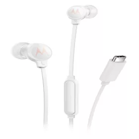   Motorola Earbugs 3C-S USB Type-C vezetékes headset mikrofonnal | Fehér