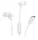 Motorola Earbugs 3C-S USB Type-C vezetékes headset mikrofonnal | Fehér