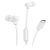 Motorola Earbugs 3C-S USB Type-C vezetékes headset mikrofonnal | Fehér