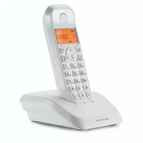   Motorola S1201 vezeték nélküli telefon dokkolóval | Fehér