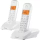 Motorola S1202 Duo DECT vezeték nélküli telefon 2 db kézibeszélővel, dokkolóval | fehér