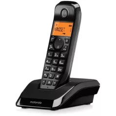   Motorola S1201 vezeték nélküli telefon dokkolóval | Fekete
