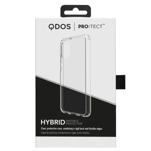 Qdos HYBRID CLEAR Samsung G998 Galaxy S21 Ultra (2021) ütésálló, átlátszó TPU tok