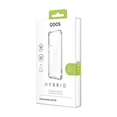  Qdos HYBRID PROTECTIVE Samsung A226 Galaxy A22 5G ütésálló, átlátszó szilikon tok csomagolásban