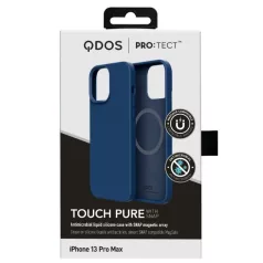   Qdos Touch Pure magsafe Apple iPhone 13 Pro Max (6.7) hátlapvédő tok kék